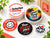 Turbo Fast Printing round stickers