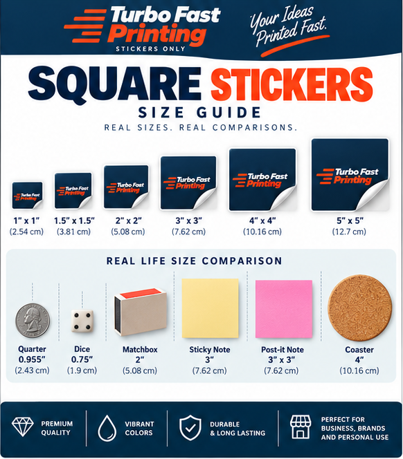 Custom Square Stickers – Turbo Fast Printing