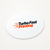 Custom Oval Stickers — white sticker with the Turbo Fast Printing logo